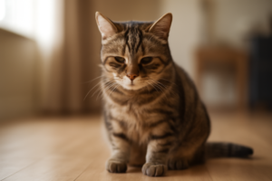 Kat braakt schuim of gal: oorzaken en wanneer naar de dierenarts